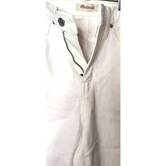 NWT Womens Madewell White High Rise Skinny Pants Size28 - Picture 4 of 6